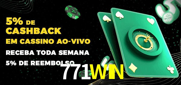 Promoções do cassino ao Vivo 771WIN